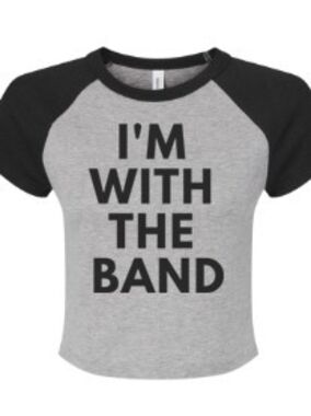 "I'm With The Band" Bella + Canvas Raglan Tee by About The Merch